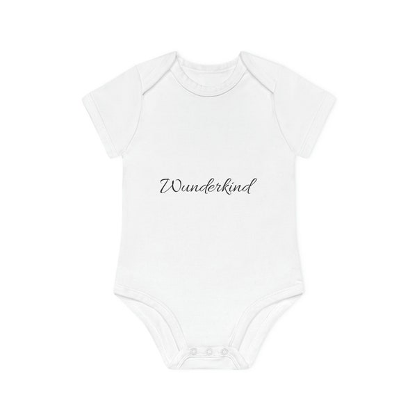 Wunderkind Baby Organic Short Sleeve Bodysuit