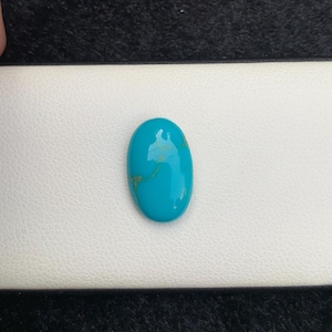 Natural Turquoise Stone 4.40 Carat for Ring | Beautiful Genuine Gem Jewelry Gift for Women & Men