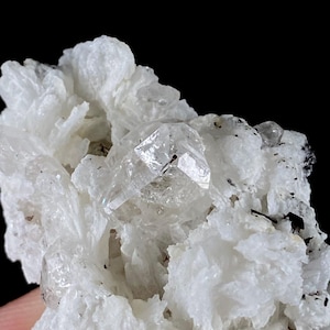 Natural Topaz With Black Tourmaline On Albite Mica Specimen 146 Carat from Pakistan – Beautiful Raw Crystal Mineral Healing Stone