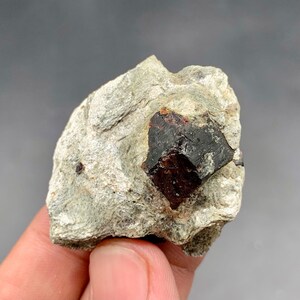 Natural Almandine Garnet Specimen 48g - Rare Deep Red Crystal from Afghanistan for Collectors & Healing