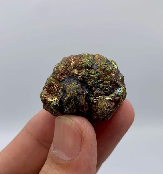 Rainbow Pyrite Marcasite Healing Crystal 35g Natural Unique Shape