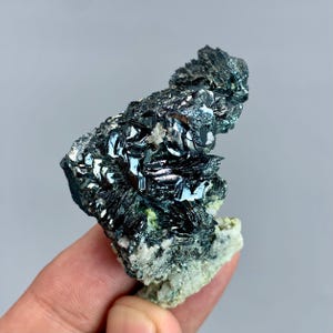 Natural Shiny Hematite Specimen 47g Rare Mineral Crystal From Pakistan for Collectors & Healing