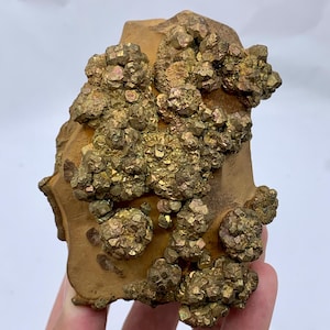 Natural Pyrite Marcasite Specimen 516g Unique Crystal Cluster Mineral from Pakistan Collector&#39;s Stone