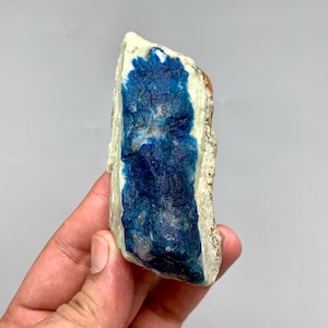 Sodalite Crystal Specimen 171g with Pyrite – Stunning Natural Fluorescent Mineral from Afghanistan