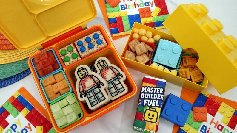Lego Minifigure Sandwich Cutter and Stamp Set