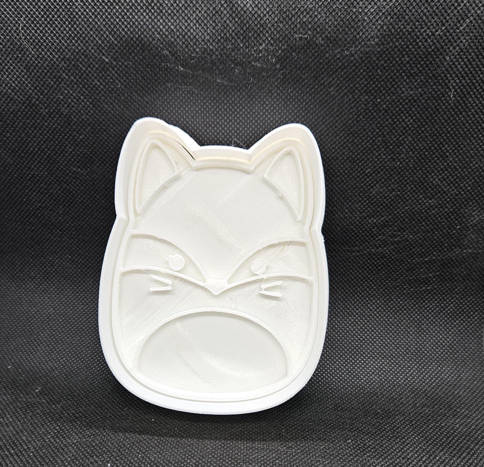 Squishmallow Fifi the Fox Sandwich Cookie Cutter and Stamp Set