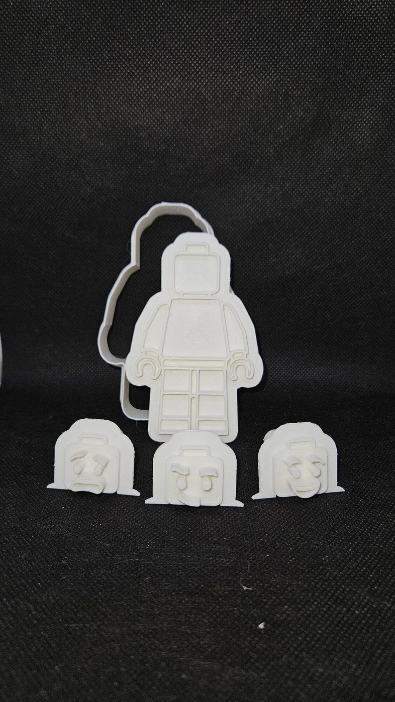 Lego Minifigure Sandwich Cutter and Stamp Set