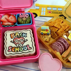 Back to School Sandwich Cutter and Stamp Set