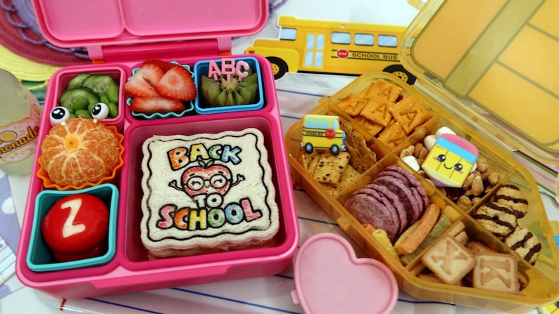 Back to School Sandwich Cutter and Stamp Set