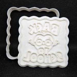 Back to School Sandwich Cutter and Stamp Set