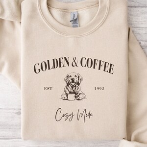 Golden Retriever Sweatshirt - Gemütlicher Hund Golden Retriever Mom Perfektes Geschenk für Golden Retriever Liebhaber & Besitzer - Golden Retriever Geschenke