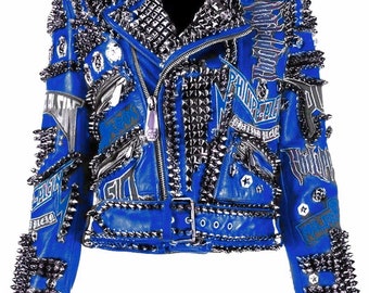 ジャケット・アウター 00s archive japanese label jacket studs 00s archive japanese label bono jacket midas gimmick share