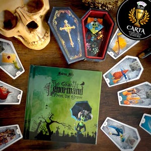 The Ghastly Lenormand From The Grave - un jeu de tarot macabre pour des lectures extrêmement précises -