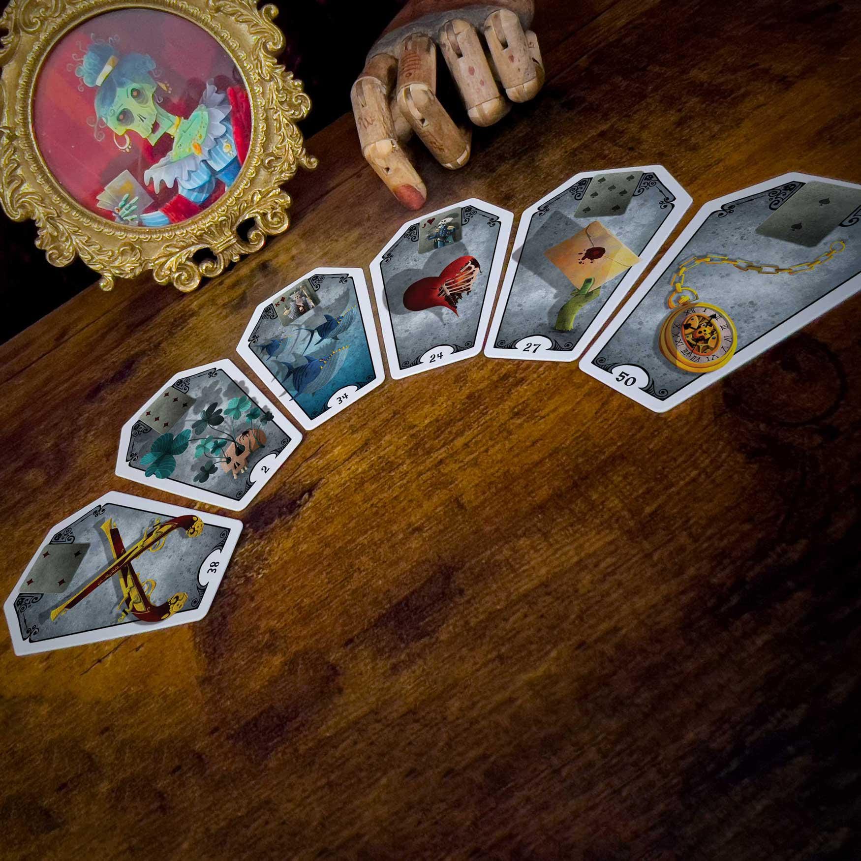 The Ghastly Lenormand From the Grave -a Macabre Tarot Deck for