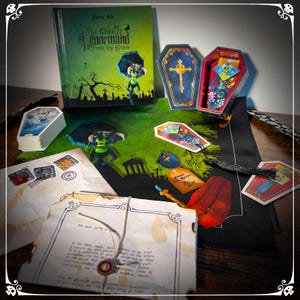 The Ghastly Lenormand - Hunted Graveyard Edition- Ah the intoxicating scent of the graveyard...