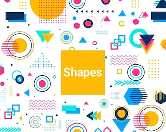 グラフィックデザイナー向けの 6000 種類以上の Photoshop シェイプ | Adobe Photoshop プレミアム コレクション | 即時ダウンロード