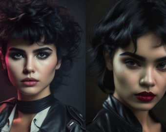 1000 枚以上のリアルなポートレート旅の途中のプロンプト - AI アート - モックアップ - ストック写真 - カスタム写真 - インスタントデジタルダウンロード