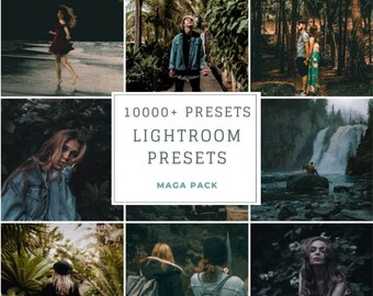 6000以上のLIGHTROOMプリセットバンドル、春夏の美的プリセット、Instagramのインフルエンサー写真フィルター、vsco