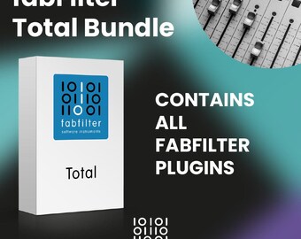 FabFilter Total Bundle Plugins 2024 voor muziekproductiesoftware, Daw, Vst Plugins, levenslange activering