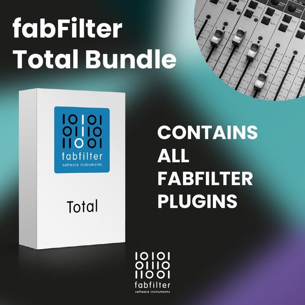 FabFilter Total Bundle Plugins 2024 for Music Production Software, Daw, Vst Plugins, Lifetime Activation
