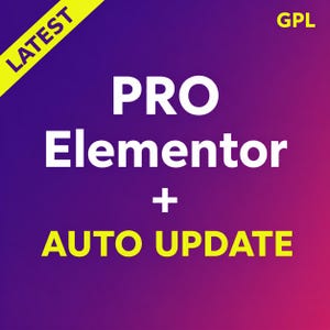 Extension Elementor Pro GPL pour WordPress | Téléchargement numérique instantané | Licence GPL