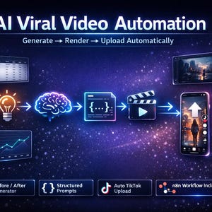 Viral Video Automation Workflow | VEO3 Tiktok Auto Publisher | N8n AI ...