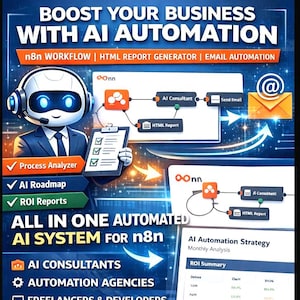 AI Business Process Consultant Agent for n8n | Automated Lead Capture and ROI Report Generator | AI Automation Workflow Template
