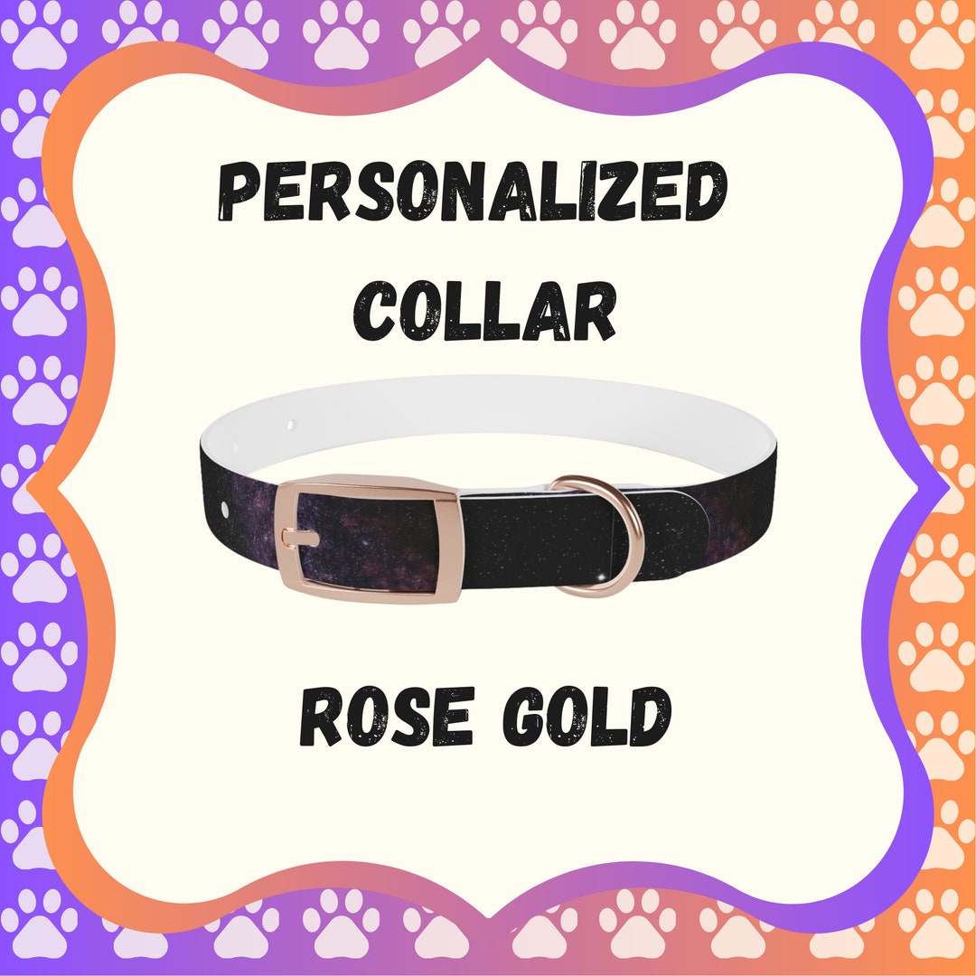 Personalized Dog Collar Custom Collar Dog Galaxy Collar Love Dog Collar ...