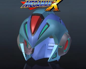 Mega Man X Helmet (STL)