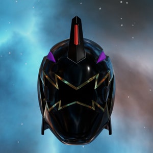 Dino Thunder Black Ranger Helmet STL