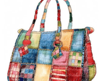 Stylish Denim Patchwork Shoulder Bag, Crossbody Bag Stylish Denim Patchwork Shoulder Bag, Crossbody Bag