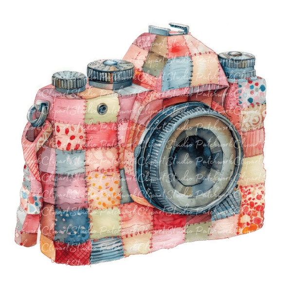 Camera Quilt Fabric Etsy
