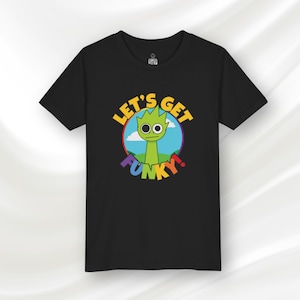 Personalized Sprunki Kids Shirt, Funky Character Youth T Shirt, Sprunki Fan Gift, Personalized Kids Graphic Tee