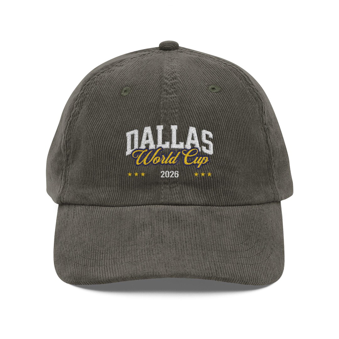 Embroidered Dallas World Cup 2026 Hat, AT&T Stadium Host Gear ...