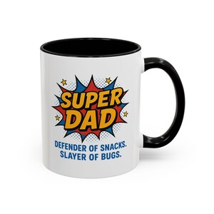 Super Dad Coffee Mug - Perfect Gift for Father&#39;s Day, Birthdays, Coffee Lovers, Superhero Dads, Home Office Decor