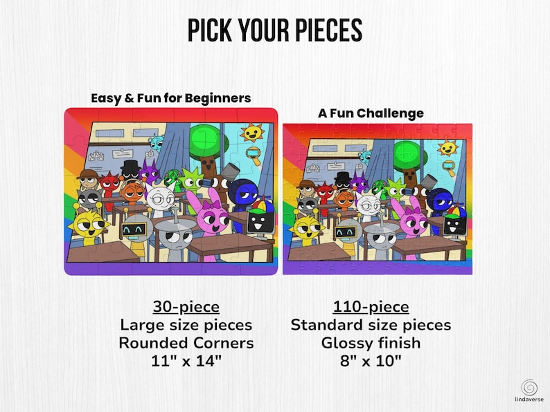 Sprunki Classroom Puzzle for Kids: Rainbow Border, Fun Educational Game ...