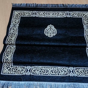 Prayer Mat, Kaaba Cover Rug, Black Prayer Rug, Ramadan Eid Gifts, Prayer Rugs, Custom Gift For Muslim, Muslim Prayer Mat, Muslim Wedding Gif