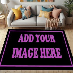 Benutzerdefinierte Bild Teppich Wohnzimmer Teppich Wohndekor Teppich Salon Teppich Esszimmer Teppich, Teppich in benutzerdefinierten Größen, Bodenteppich, personalisierter Teppich