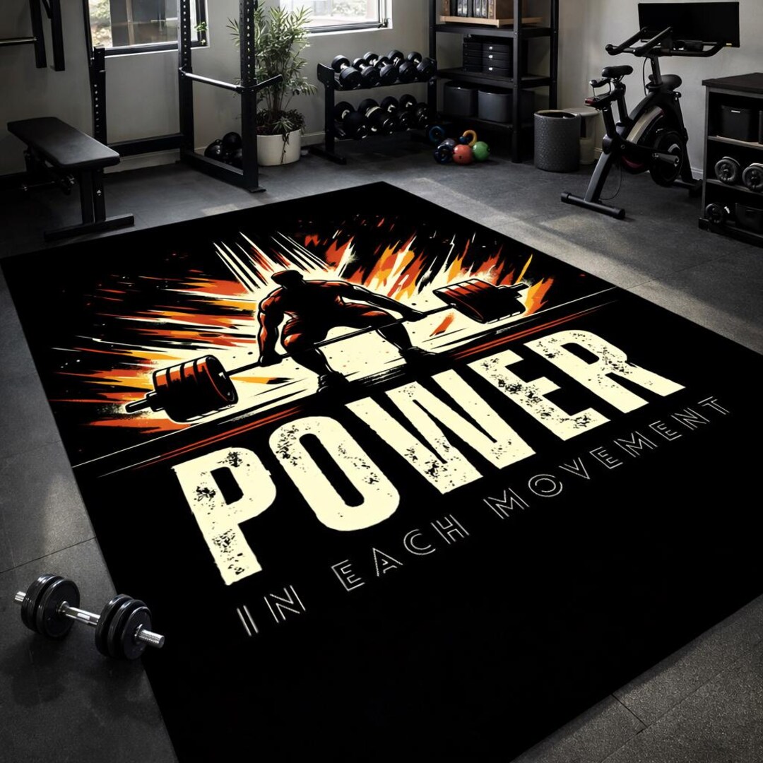 Weightlifting Deadlift Gym Rug, Fitness - Etsy