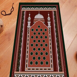 Prayer Mat, Green Prayer Rug, Birthday Gifts , Prayer Mat, Custom Gift For Muslim, Muslim Prayer Mat, Muslim Wedding Gifts, Islamic Gifts