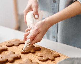 Lot 12 biscuits personnalisés individuels "petit beurre'' baptême