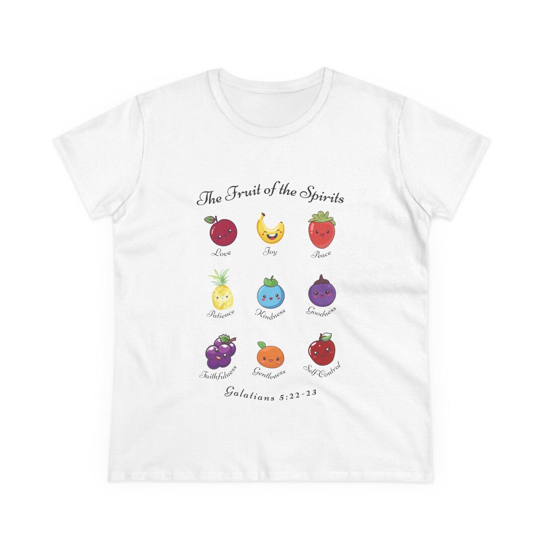 Fruit of the Spirit Tee | Galatians 5:22-23, Christian Shirt - Etsy