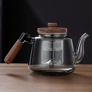 Glass Teapot: Borosilicate High-Temperature Kettle, 40oz