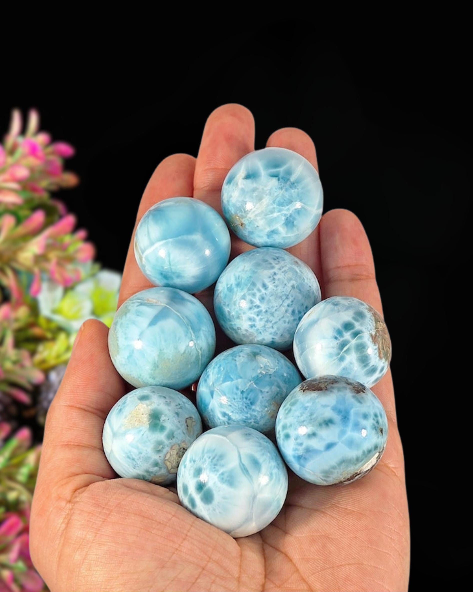 Larimar Skull - Etsy