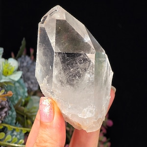 171g Lemurian Quartz Point, Surowa Naturalna Wieża Kryształowa do Medytacji i Pracy z Energią
