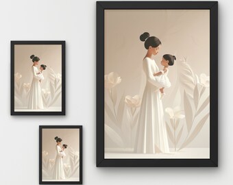 Cherished Moments: Digital Art for Moms & Children