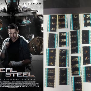 Pack of 50x Genuine 35mm Clips - Real Steel (2011) 35mm Film Cell Film Cell Pack