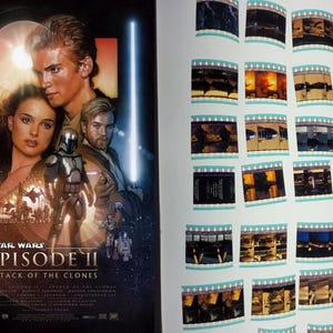 25-pack äkta 35 mm filmceller - Star Wars Episod II Klonernas attack (2002) 35 mm filmcellspaket