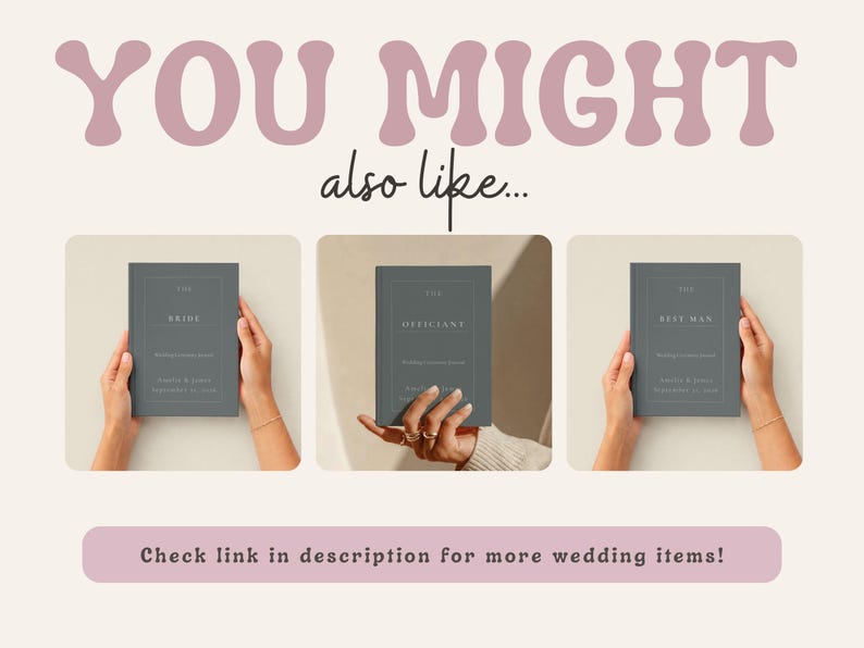 Something Blue Letters to the Bride Journal Personalized Wedding Keepsake Hardcover Bridal Shower Gift Custom Wedding Day Keepsake Book image 10