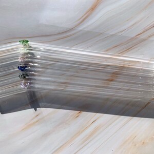 Set Eco Friendly Handblown Glass Straw